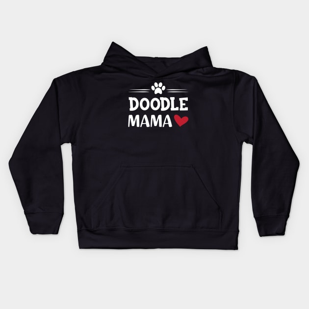 Doodle Mama Kids Hoodie by KC Happy Shop